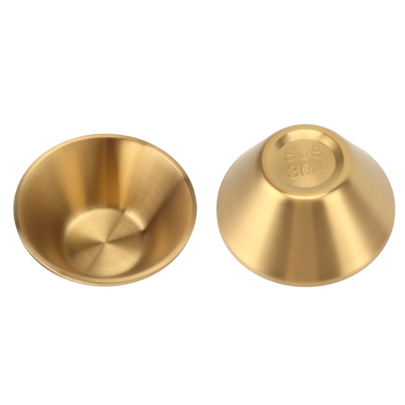 304 Stainless Steel Salad Bowl Double Layer Metal Round Bowl