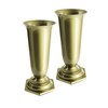 Tymar Grave Vase, Pack of 2, Cemetery Vase with Base,