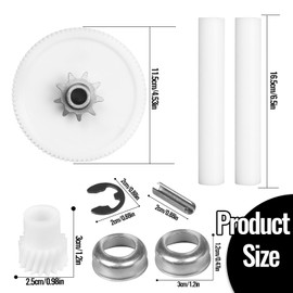 882699 Drive Gear Kit Compatible with Whirlpool, KitchenAid, Kenmore, Sears, Jenn-Air, Maytag Trash Compactor, Drive Gear with Trash Compactor Replace 882699 735285 749046 777103 4163381 416338