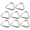 PATIKIL Camera Strap Lug Ring, 8 Pack Metal Triangle Split