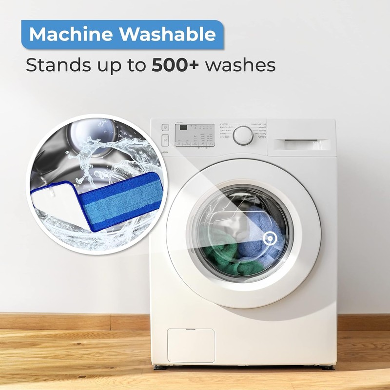 Mop Pads for Bona - Microfiber Reusable Mop Floor Pad