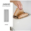 Cabilock Silicone Toaster Cover Toaster Top Protective Cover Grey Bread