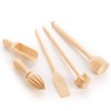 tuuli Kitchen Utensil Set Kitchen Cooking Beech Wood (Whisk, Spatula,