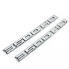 2pcs Matte Black 3500HD 3500 HD Nameplates Emblems Badges Plastic