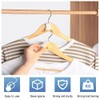 QTOETUII Clothes Hanger Connector Hooks,30Pcs Hanger Extender,Cascading Hanger Hooks,Space Saving
