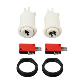 VGOL Arcade Game Start Button 1p 2p Player Push Button with Micro Switch Pack of 2