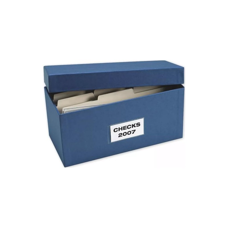 EGPChecks Voucher Check Storage Boxes, 2 Boxes, 5" x 9