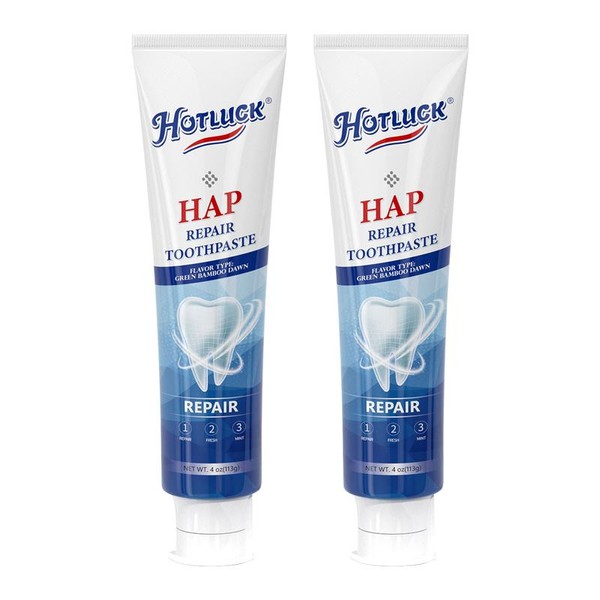 Hotluck Whitening Toothpaste: Whitens Teeth, Freshens Breath, Fights Cavities, Removes