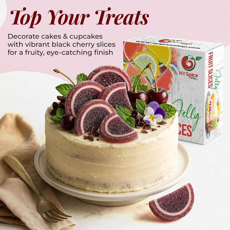 NY Spice Shop Black Cherry Fruit Slices - 1 Pound