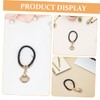 Healeved 2Pcs Elegant Metal Elastic Hair Ties with Shell Charm