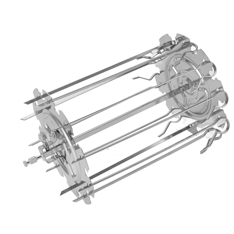 Rotisserie Skewer Set Stainless Steel Rotisserie Kabob Rods Grill for