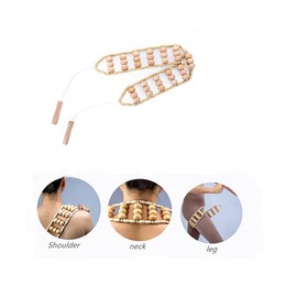 Wooden Back Massager Roller Portable Massager Full Body Muscle Back Massager Neck Leg Shoulder Massager Massager Tool