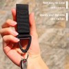 JEELAD Key Ring, Keychain, Tactical Ring, Carabiner, Velcro, Molle, Tactical