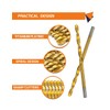 INTOO Mini Drill Bit Set 60 Pcs+12 Pcs Free High