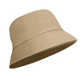 AGLIFEFY Bucket Hat for Woman Men Travel Fishing Beach Sun Hat Outdoor Cap Large-X-Large Pure Khaki