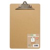 eco-eco A4 Masonite Strong Clipboard with Heavy Duty Metal Clip,