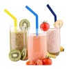 Universo en Linea Popote Silicona Frappe Ecológico 6 Piezas Cepillo