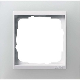 GIRA 0211334 Cover Frame, 1 Gang Gira Event Opaque White White Intermediate Frame