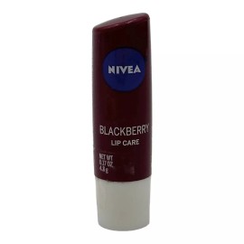 NIVEA 3 Pack Nivea BlackBerry Tinted Scented Lip Care 0.17 oz Discontinued Balm HTF