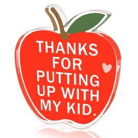 Teacher Appreciation Gifts for Women Best Thank You Teachers Ever Acrylic Plaque Gifts for Female Male Adults Unique Birthday Thanksgiving Day Gift for Teacher End of Year Gift