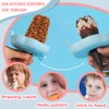 AYVRUOP 2 Stück Kinder Katzenpfoten Eiszapfenhalter, blau und rosa für