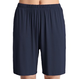 Latuza Women's Soft Sleep Pajama Shorts L Navy