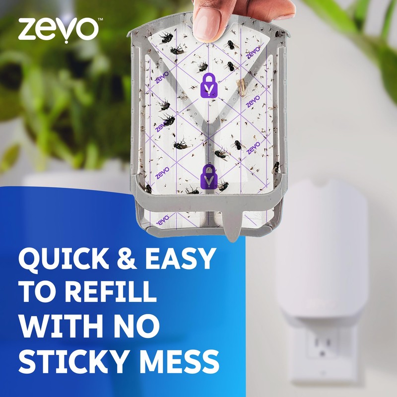 Zevo Flying Insect Trap for Fruit Flies & Gnats, 1