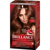 Schwarzkopf Brillance Intensive Colour Cream 867 Mahogany Brown Level 3 with Extra Diamond Shine Aftercare Pack of 3 x 143 ml
