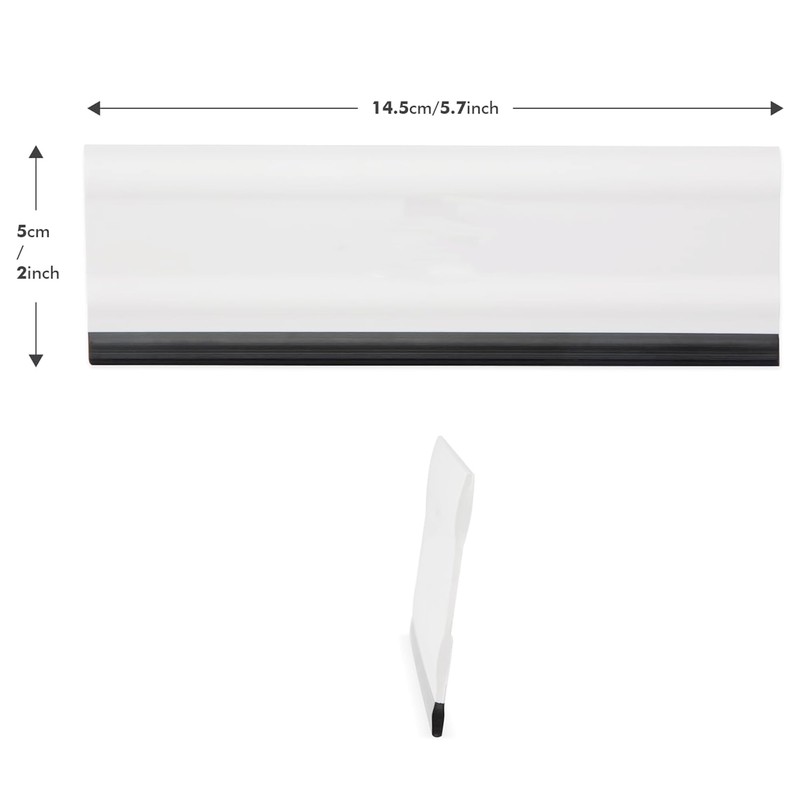 YAZZT Car Film Squeegee Spatula, Set of 2 White Rubber