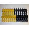Tornado Counter Balanced Foosball Men - Set of 26