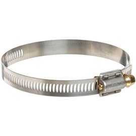 Breeze Power-Seal Stainless Steel Hose Clamp, Worm-Drive, SAE Size 56, 3-1/16" to 4" Diameter Range, 1/2" Bandwidth (Pack of 10)