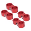 4PCS Hose Separator AN8 Automobile Oil Pipes Fixing Adapter Aluminum