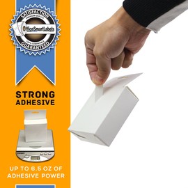 OfficeSmartLabels - 1/2" x 1-7/8" Multipurpose / Library Barcode Labels, Compatible with 30346 (4 Rolls - 600 Labels Per Roll)