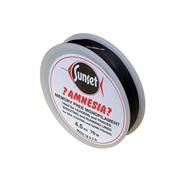 Sunset Amnesia Memory Free Monofilament - 6lb - black - 100m