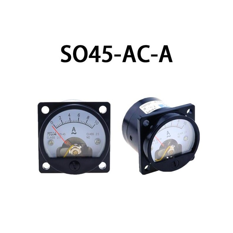 SO 호환 SO-45 AC 아날로그 전류계 1A 2A 3A 5A