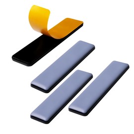 HiCycle2 Furniture Sliders for Carpet & Hardwood Floors, Self-Stick Teflon Glides, Rectangle 25 * 100mm, 4 Pack