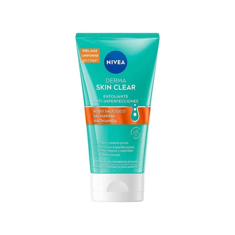 Exfoliante facial Nivea Derma skin clear anti-imperfecciones 150ml