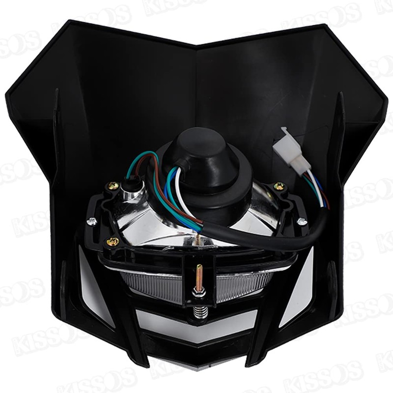 Off-Road Headlight Cowl Motocross Street Headlamp Front Mask Bike Dirt