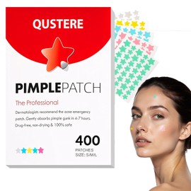 Parches para Acne,400 Almohadillas Hidrocoloides para Espinillas,Pimple Patch,Parches hidrocoloides absorbentes para tratar la erupción de acné y espinillas para el cuidado de la piel. (A, unidad, 400)