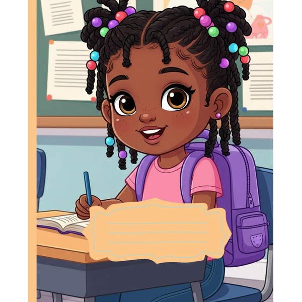 Cute Student Composition School Notebook – 120 Pages of Style,