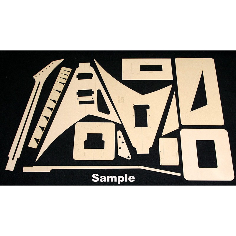Electric Guitar Routing Template - ML