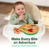 Bamboo Divided Suction Plate Baby - Strong Suction Toddler Plates