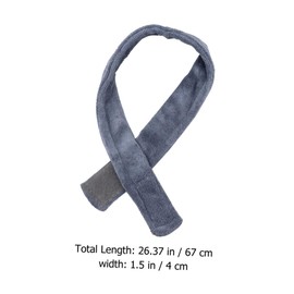 Baluue 2pcs Hair Turban Wraps for Dyeing Makeup Comfortable Headbands for Women Salon Use and Home Application Grey