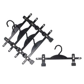 Sawafuzi Clothes Hanger Days Bottom Hanger Black 12.8 inches Wide 5-pack Made in Japan Skirt Pants No Marks Space Saving with Slip Stopper NDB-05