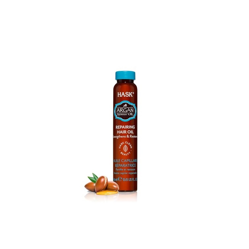 Hask - Aceite de argán curativo para tratamiento de brillo