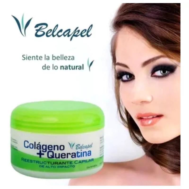 belcapel Colageno + Queratina Belcapel 250ml 12 Piezas