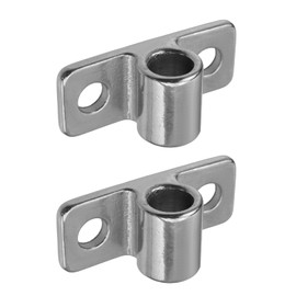 Bitray 2Pcs 304 Stainless Steel Wall Mount Gate Hinge Fence Gate Hinge for Wood gate
