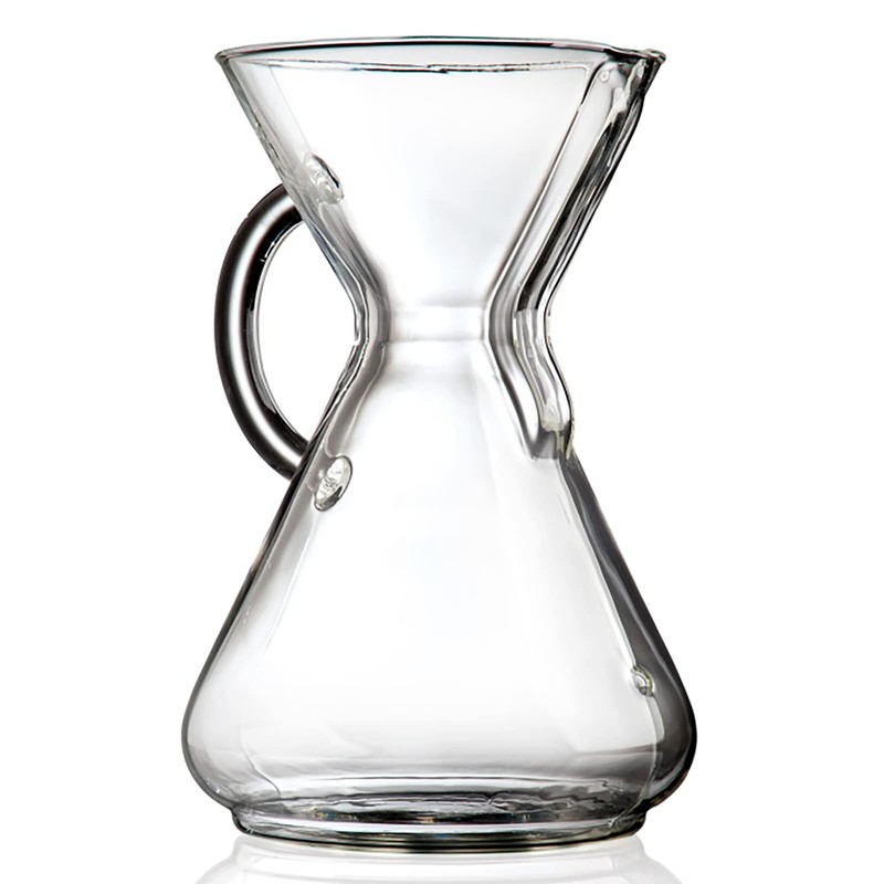Chemex Pour-Over Glass Coffeemaker - Glass Handle Series - 10-Cup