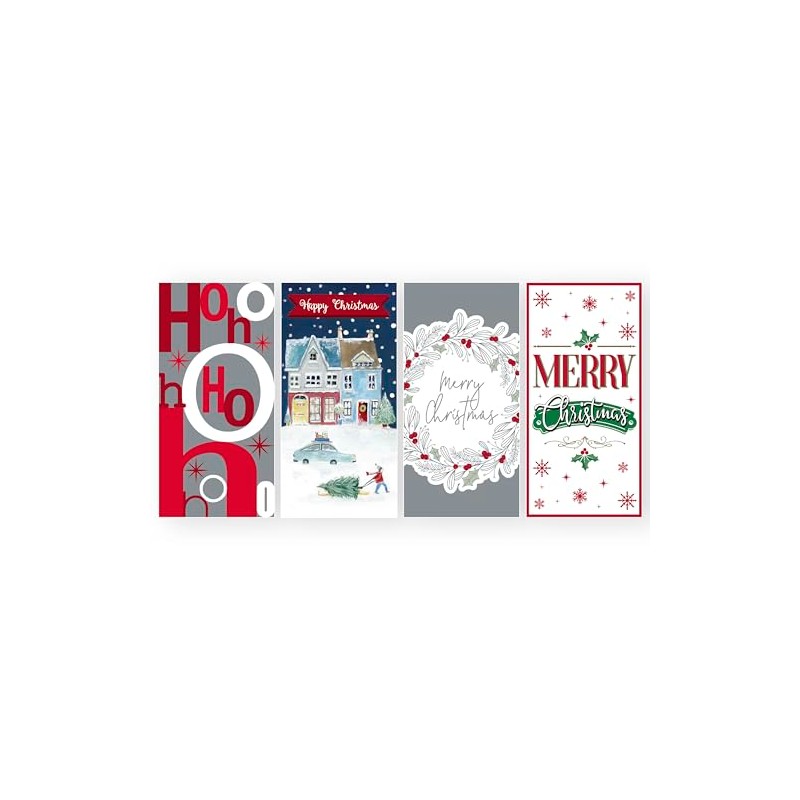 Contemporary Stylish Merry Christmas Money Wallets & Envelopes - Pack