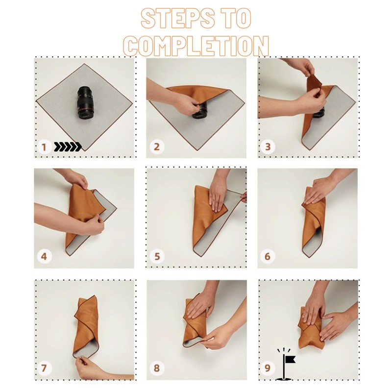 0GULUS Magic Cloth, Mysterious Cloth, Attaches When Stacked, Cleaning Cloth,